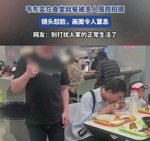 吃瓜东说念主围堵韦东奕，咋想的呀？