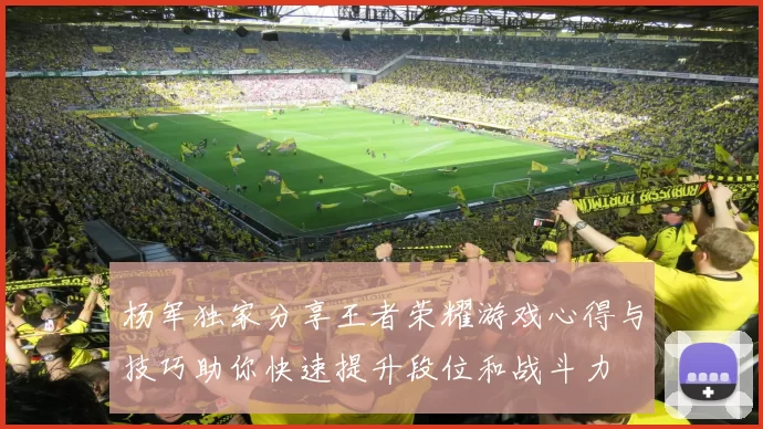 杨军独家分享王者荣耀游戏心得与技巧助你快速提升段位和战斗力